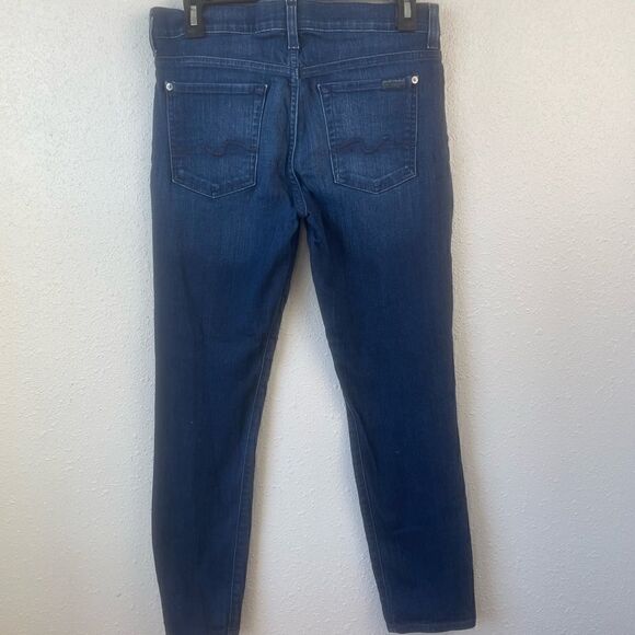 7 for All Mankind Button Fly Josefina Jeans Size 24 EUC - Picture 4 of 5